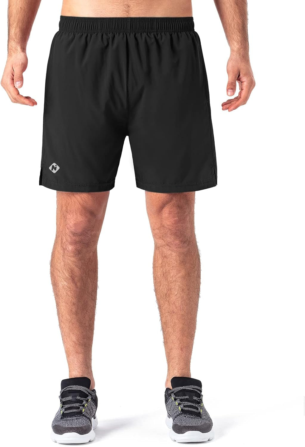 Men'S 5 Inch Running Shorts Lightweight Quick Dry Workout Shorts Zipper Pocket