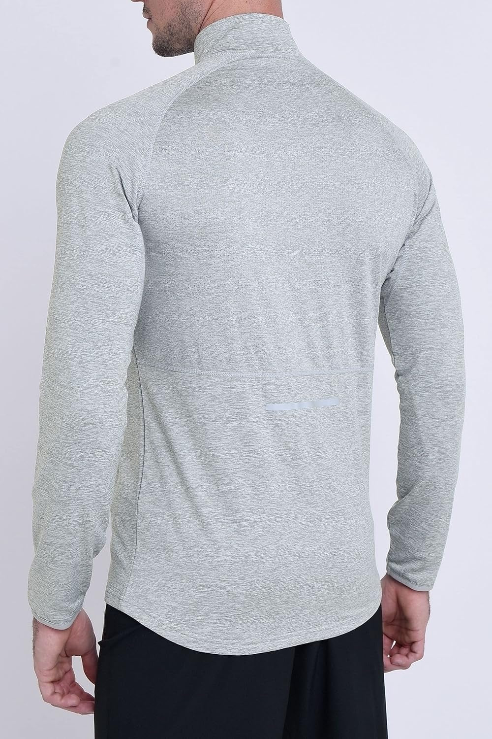 Men'S Winter Run Half-Zip Long Sleeve Running Top