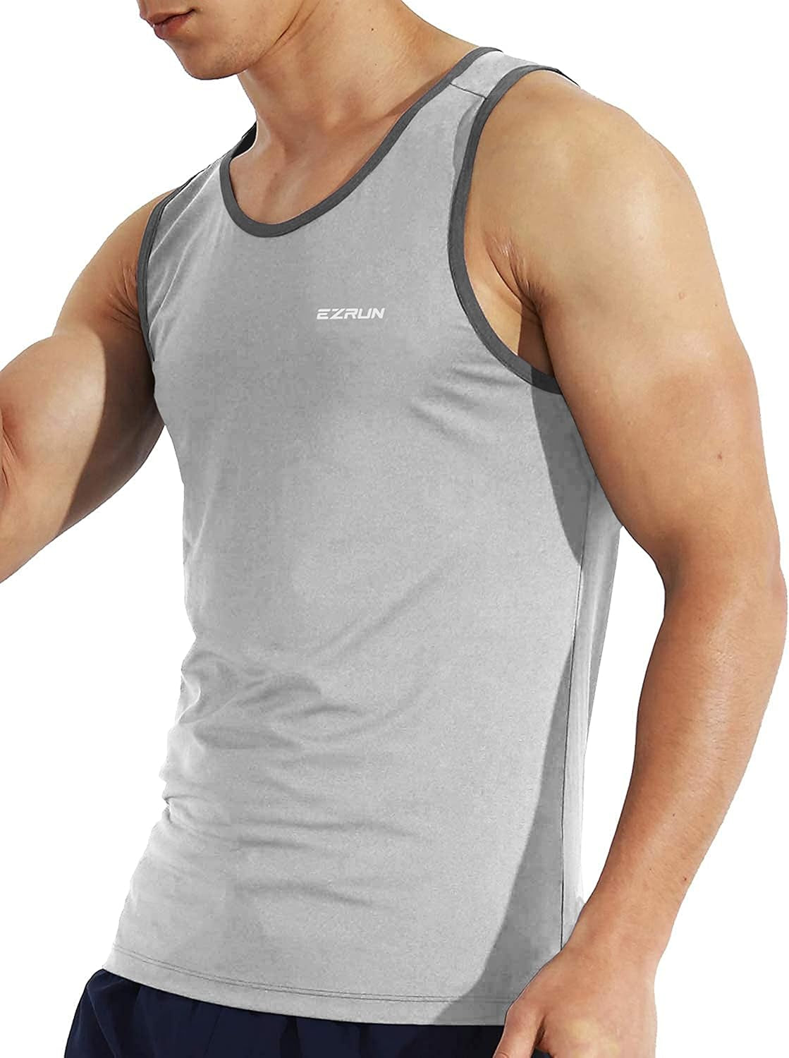 Men'S Quick Dry Sport Tank Top for Bodybuilding Gym Athletic Jogging Running,Fitness Training Workout Sleeveless Shirts