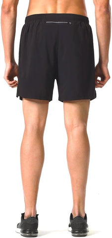 Men'S 5 Inch Running Shorts Lightweight Quick Dry Workout Shorts Zipper Pocket