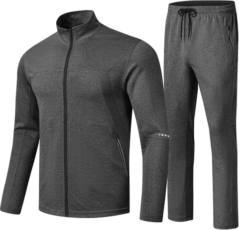 Men'S Tracksuits Sets Outfits 2 Pieces Jogging Suits Athletic Warm up Sweatsuit