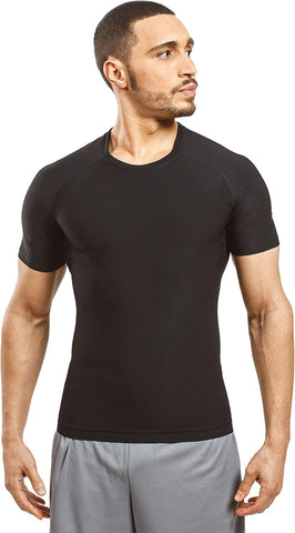 Men'S Athletic Tee, Short Sleeve Compression T-Shirt, Performance Baselayer Workout Shirt