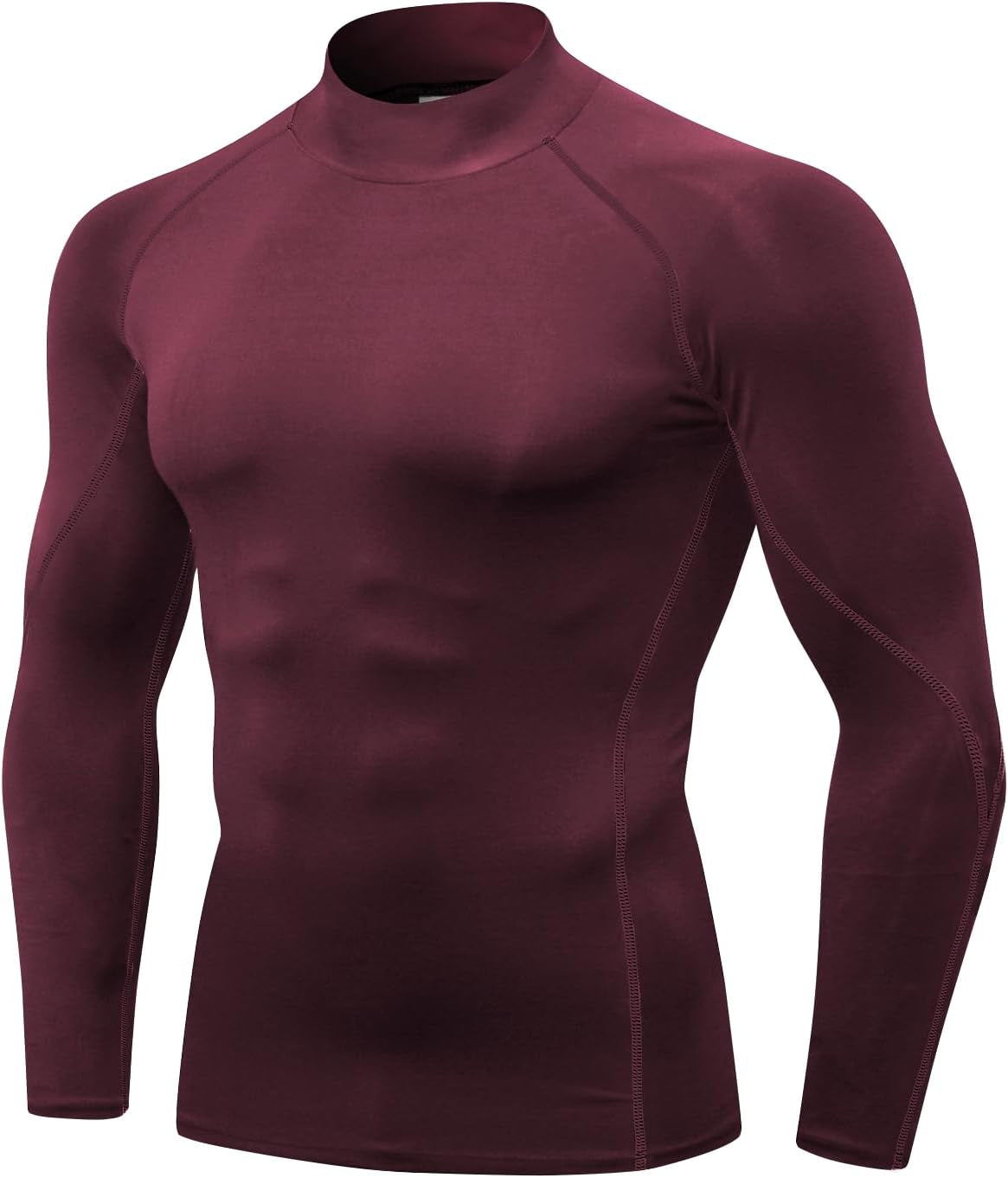 Men'S Compression Shirts Long Sleeve Athletic Workout Tops Gym Undershirts Active Sports Baselayers