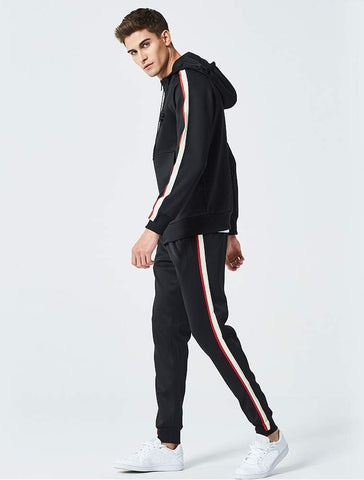 Men'S Casual Tracksuit Set Long Sleeve Full-Zip Running Jogging Athletic Sweat Suits