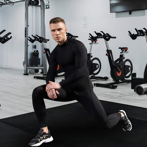 Men'S Compression Shirts Long Sleeve Athletic Workout Tops Gym Undershirts Active Sports Baselayers