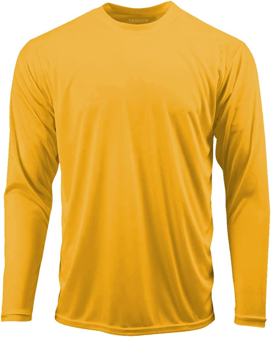 DRI-EQUIP Long Sleeve Moisture Wicking Athletic Shirts