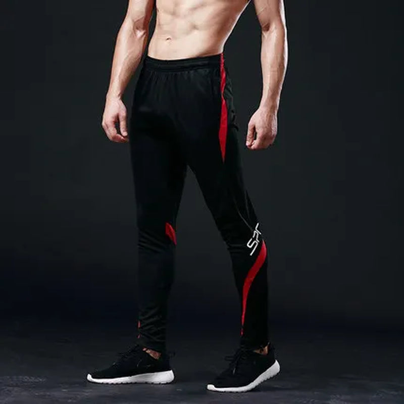 New Arrival Running Pants Men Profession Sports Leggings Running Gym Fitness Pants Zipper Soccer Training Pants Running Kids XXS